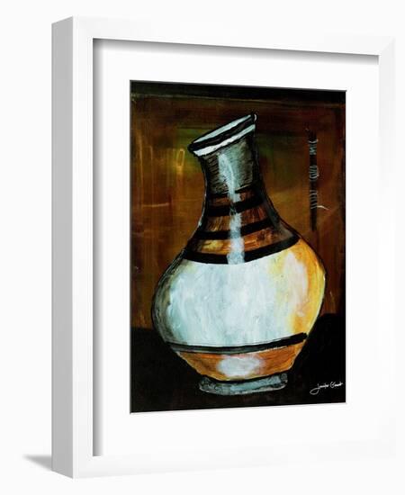 African Vessel IV-Jennifer Garant-Framed Giclee Print