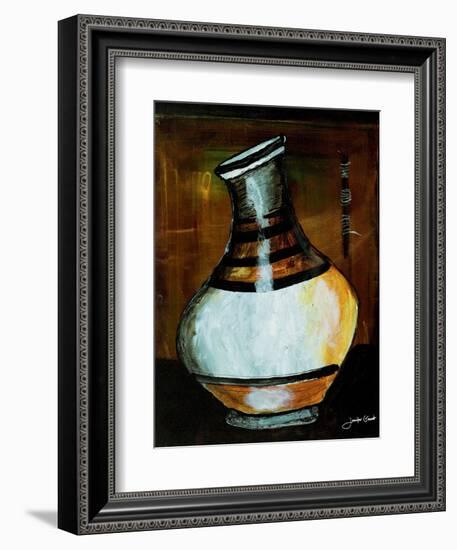 African Vessel IV-Jennifer Garant-Framed Giclee Print