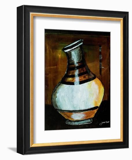 African Vessel IV-Jennifer Garant-Framed Giclee Print