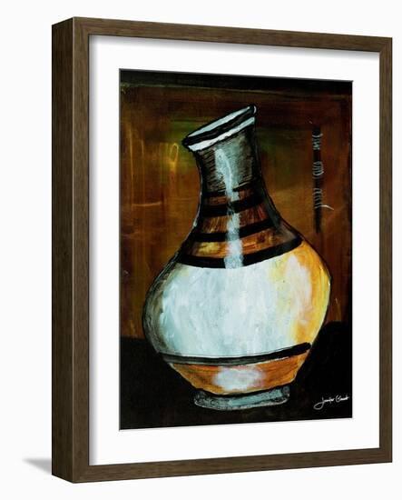 African Vessel IV-Jennifer Garant-Framed Premium Giclee Print