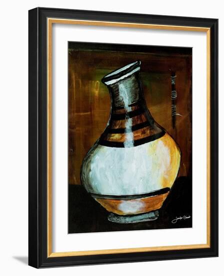 African Vessel IV-Jennifer Garant-Framed Premium Giclee Print