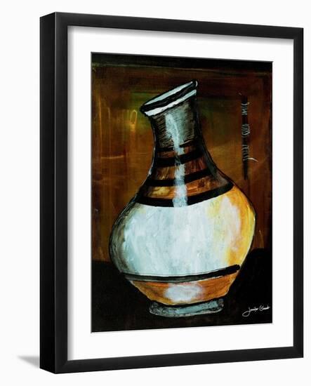 African Vessel IV-Jennifer Garant-Framed Giclee Print