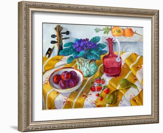 African Violets, 2012-Cristiana Angelini-Framed Giclee Print
