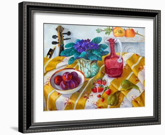 African Violets, 2012-Cristiana Angelini-Framed Giclee Print