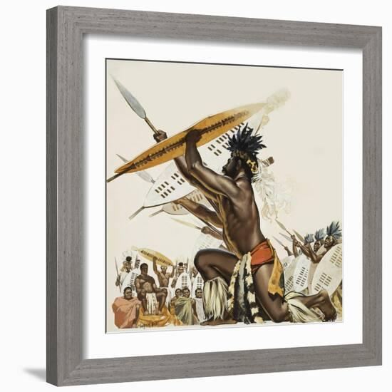 African Warriors-Mcbride-Framed Giclee Print