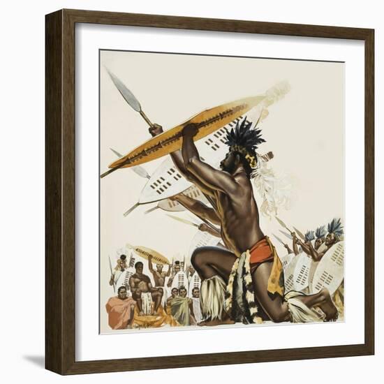 African Warriors-Mcbride-Framed Giclee Print