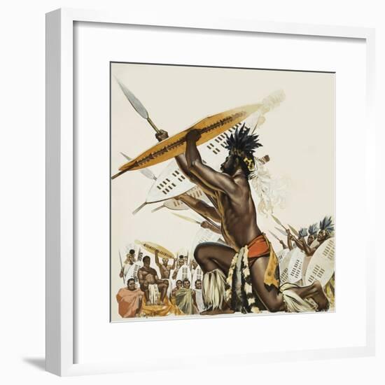 African Warriors-Mcbride-Framed Giclee Print