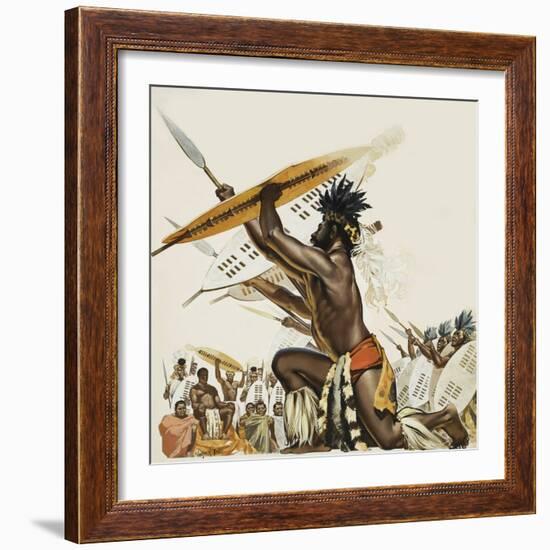 African Warriors-Mcbride-Framed Giclee Print