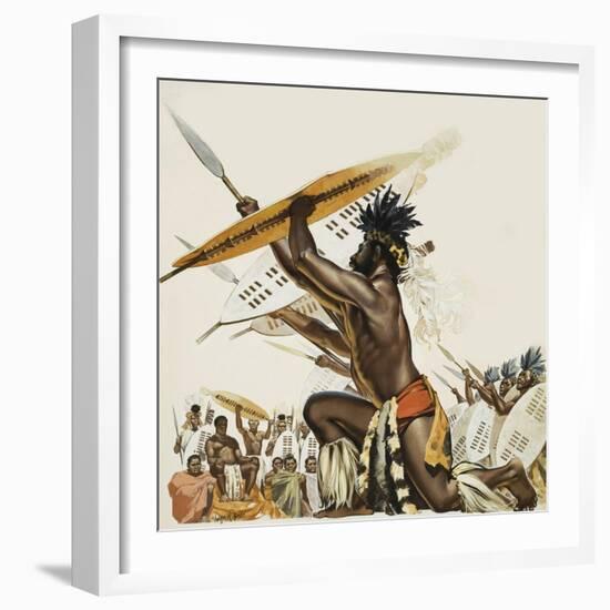 African Warriors-Mcbride-Framed Giclee Print