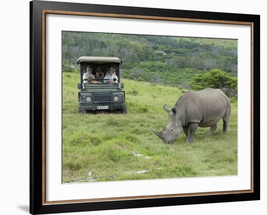 African White Rhinoceros, Inkwenkwezi Private Game Reserve, East London, South Africa-Cindy Miller Hopkins-Framed Photographic Print