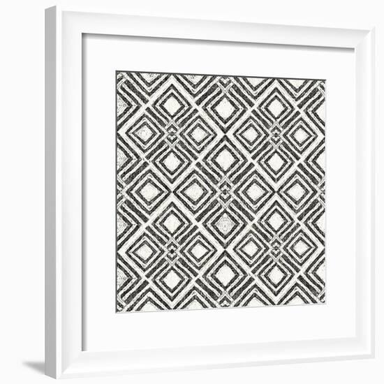 African Wild Pattern IV BW-Wild Apple Portfolio-Framed Art Print