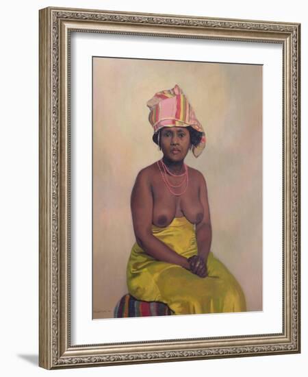 African Woman, 1910-Félix Vallotton-Framed Giclee Print