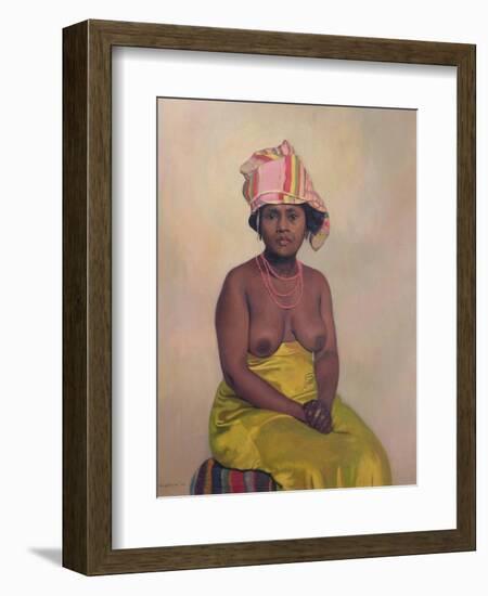 African Woman, 1910-Félix Vallotton-Framed Giclee Print