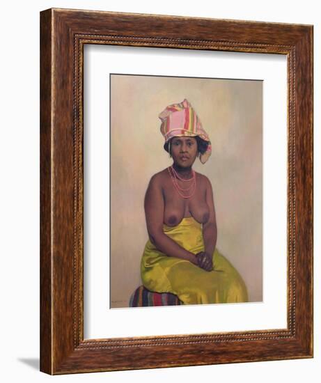 African Woman, 1910-Félix Vallotton-Framed Giclee Print