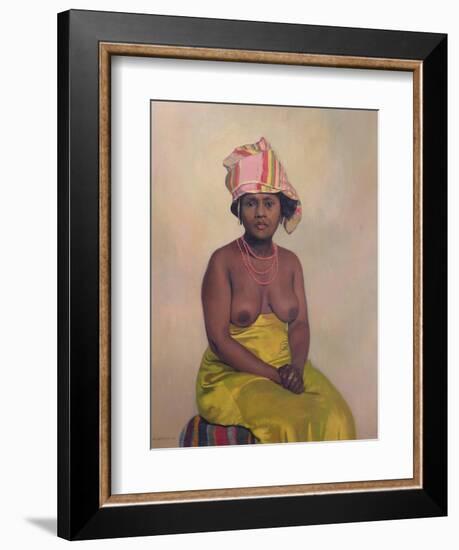 African Woman, 1910-Félix Vallotton-Framed Giclee Print