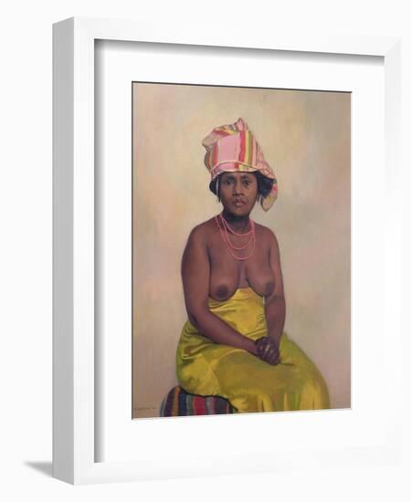 African Woman, 1910-Félix Vallotton-Framed Giclee Print