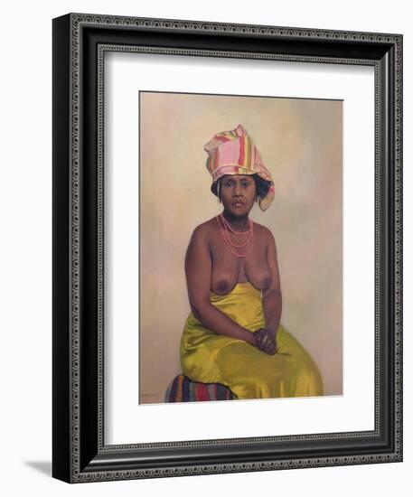 African Woman, 1910-Félix Vallotton-Framed Giclee Print