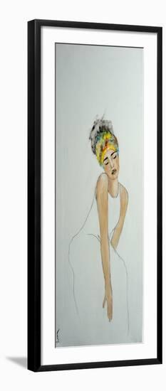 African Woman with Colourful Headdress (2) 2016-Susan Adams-Framed Giclee Print