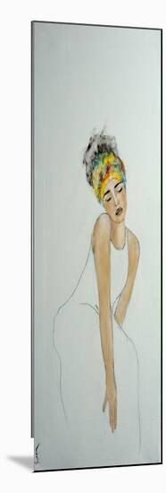 African Woman with Colourful Headdress (2) 2016-Susan Adams-Mounted Giclee Print