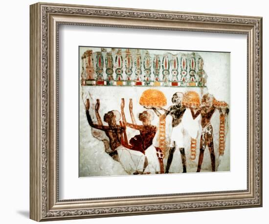 Africans bearing gold, c1400 BC. Artist: Unknown-Unknown-Framed Giclee Print