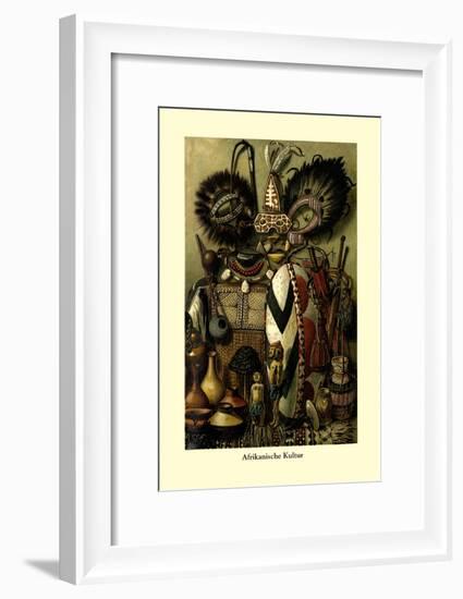 Afrikanische Kultur-null-Framed Art Print