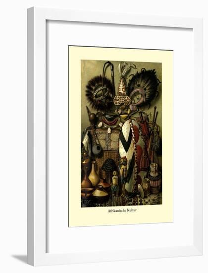 Afrikanische Kultur-null-Framed Art Print