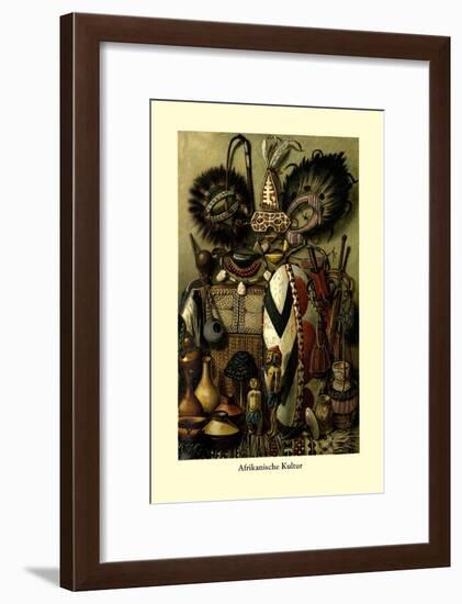 Afrikanische Kultur-null-Framed Art Print