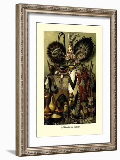 Afrikanische Kultur-null-Framed Art Print