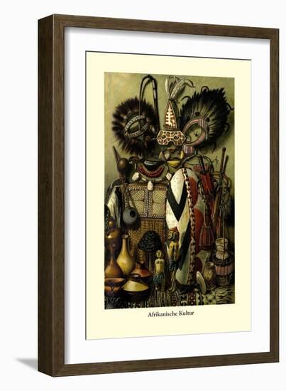 Afrikanische Kultur-null-Framed Art Print