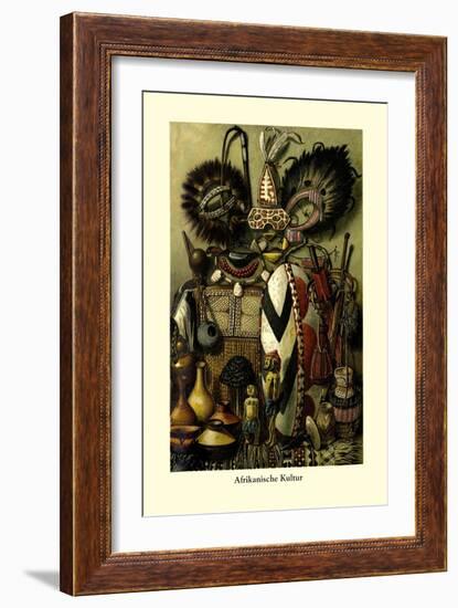 Afrikanische Kultur-null-Framed Art Print