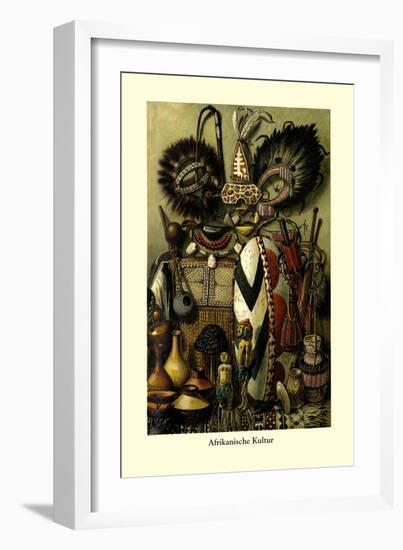 Afrikanische Kultur-null-Framed Art Print