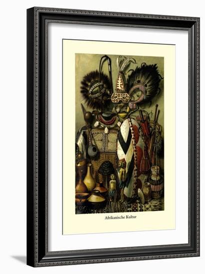 Afrikanische Kultur-null-Framed Art Print