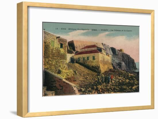 'Afrique Occidentale -Senegal - Gorée - La Falasise et le Castel', c1900-Unknown-Framed Giclee Print