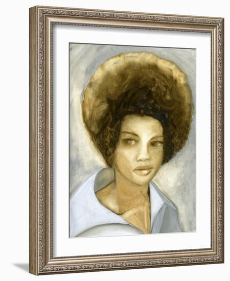Afro 2 (Kathleen Cleaver), 2007-Cathy Lomax-Framed Giclee Print