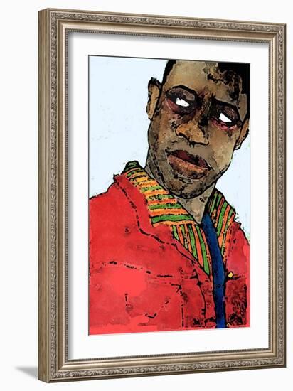 Afro-american man-Sarah Thompson-Engels-Framed Giclee Print