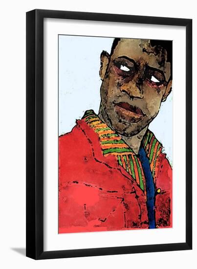 Afro-american man-Sarah Thompson-Engels-Framed Giclee Print