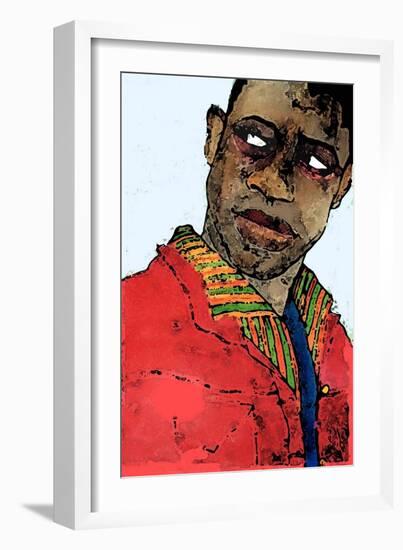 Afro-american man-Sarah Thompson-Engels-Framed Giclee Print