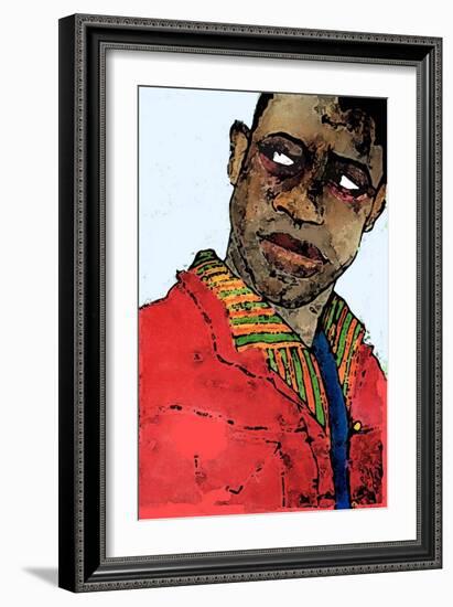 Afro-american man-Sarah Thompson-Engels-Framed Giclee Print