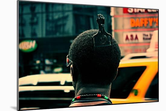Afro Pick Herald Square NYC-null-Mounted Photo