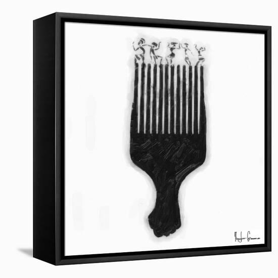 Afro Pick-Taylor Greene-Framed Stretched Canvas