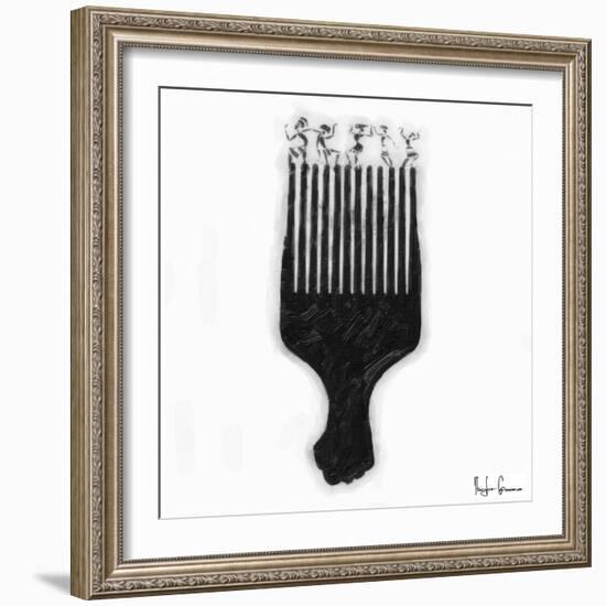 Afro Pick-Taylor Greene-Framed Art Print