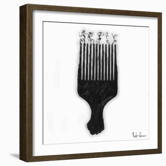 Afro Pick-Taylor Greene-Framed Art Print