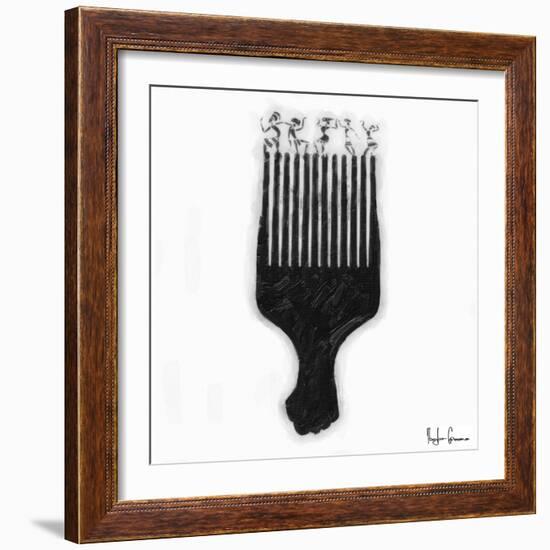 Afro Pick-Taylor Greene-Framed Art Print