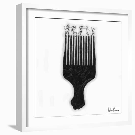 Afro Pick-Taylor Greene-Framed Art Print