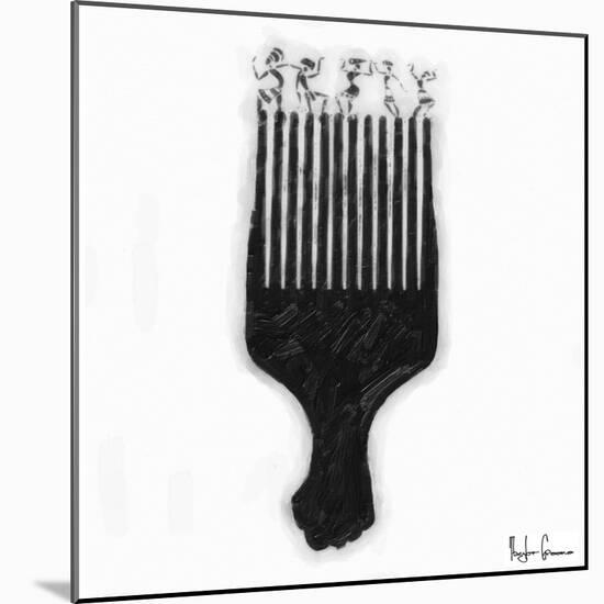 Afro Pick-Taylor Greene-Mounted Art Print