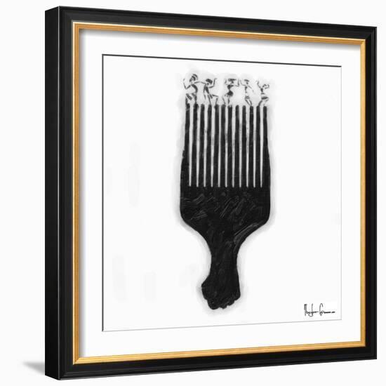 Afro Pick-Taylor Greene-Framed Art Print