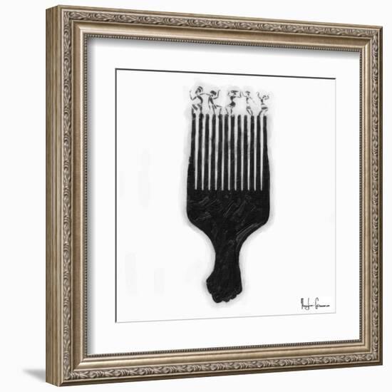 Afro Pick-Taylor Greene-Framed Art Print