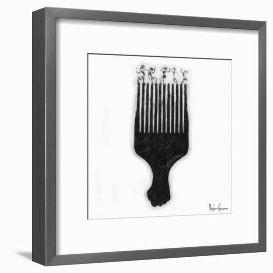 Afro Pick-Taylor Greene-Framed Art Print