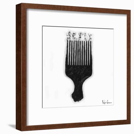 Afro Pick-Taylor Greene-Framed Art Print