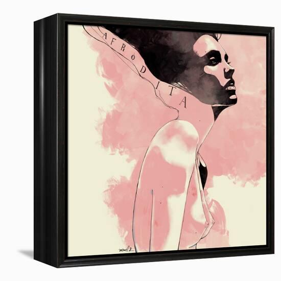 Afrodita-Manuel Rebollo-Framed Stretched Canvas